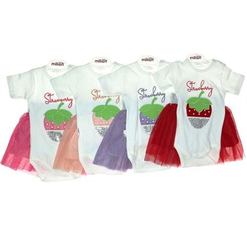 Million 2639 Kız Bebe Tütü Etekli Takım 3-6-9 Ay