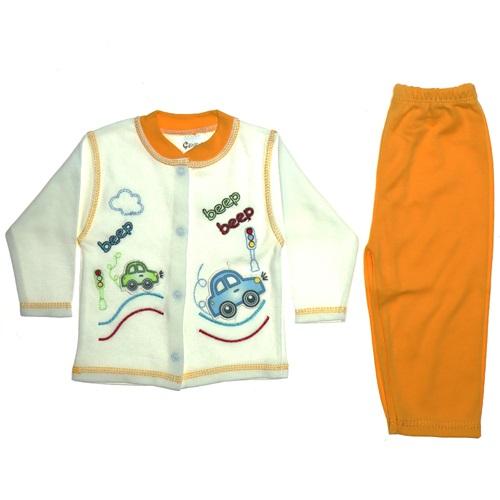 Çikita 198 Erkek Çocuk Kremli Kareokalı Arabalı Takım 1 Yaş