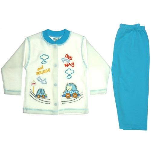 Çikita 276 Erkek Çocuk Kremli Karyokalı Arabalı Takım 2 Yaş