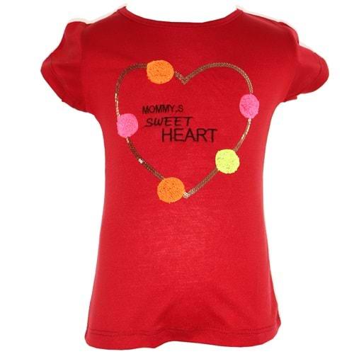 Damlanur 1001 Kız Çocuk Süzene Nakışlı Kısa Kol Badi 3-7 Yaş