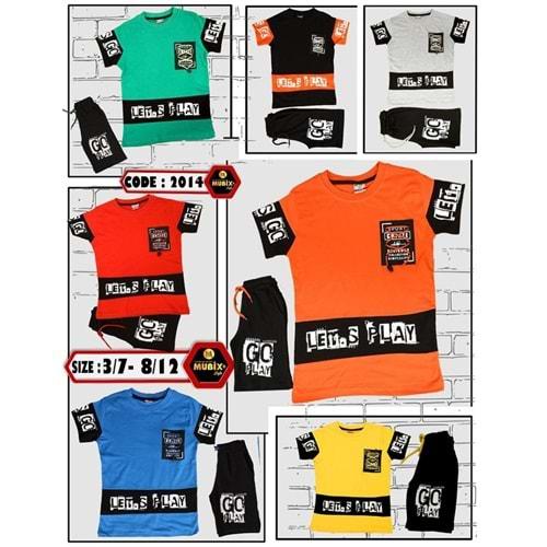 Mubix 2014 Erkek Çocuk K. Penye Lest Play Bas. Şortlu Takım 8-12 Yaş