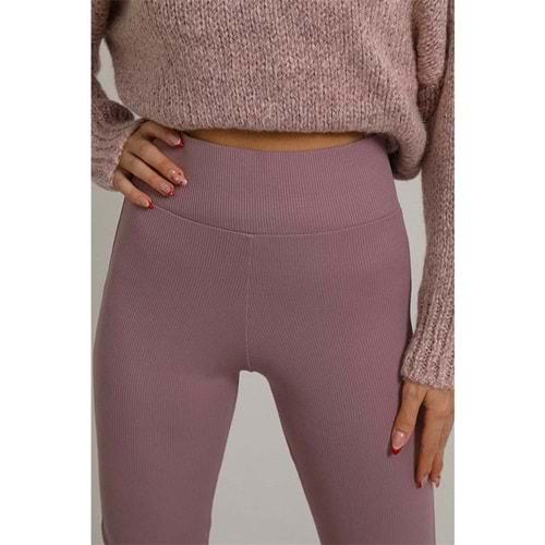 Tonbix 1111 Bayan Kalın Fitilli Tayt S-XXL