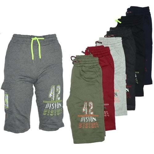 Babılcıx 174-727-1 Erkek Çocuk Penye Sağ. K. C Den. 42 Dision Bas. Kapri Eşofman Alt 5-8 Yaş