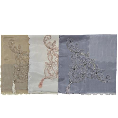 ÖFG Püsküllü İncili Yakma Bohça