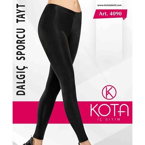 Kota 4090 Uzun Dalgıç Tayt - Siyah - S-M