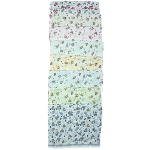 Karaca Bebe Sweet Baby Ayı Baskılı Kenar Fistolu Penye Kundak 0-1 Yaş