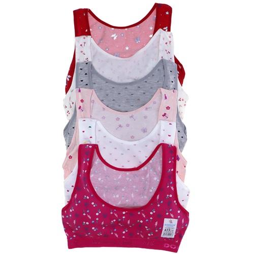 Dondeza 423 Desenli Pedli Kalın Askılı Büstiyer