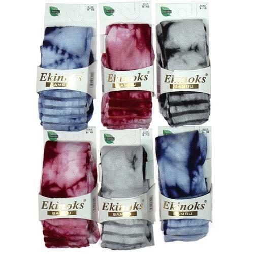 Ekinoks Kız Çocuk Mikro Bambu Simli Külotlu Çorap