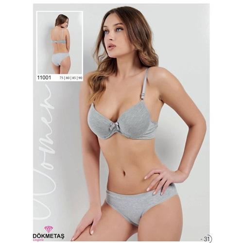 Dökmetaş 11001 Bayan Desenli Dolgulu Takım 80-90