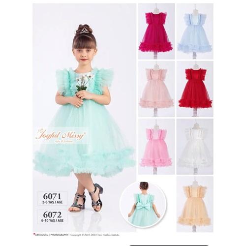 Joyful 6071 Kız Çocuk Abiye 2-6 Yaş