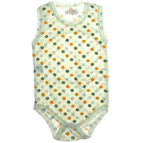 Luxeline 1252 Bebe Puanlı Sıfır Kol Çıtçıtlı Badi 3-9 Ay