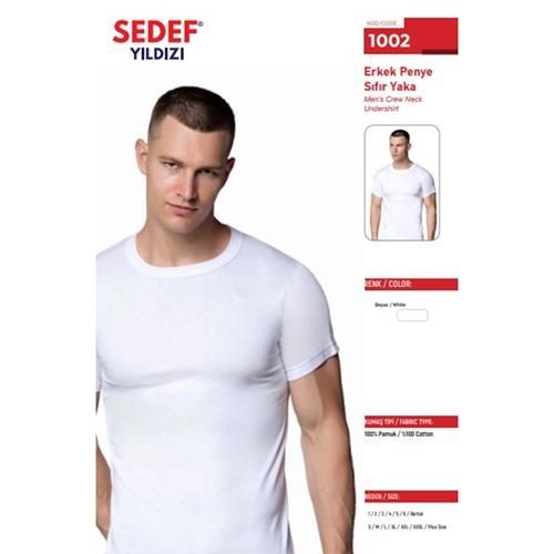 Sedef Yıldız 1002 Erkek Penye Sıfır Yaka 6 Lı