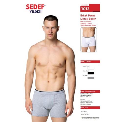 Sedef Yıldız 1013 Erkek Likralı Boxer
