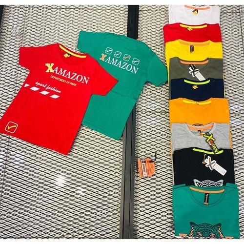 XAmazon 2229 Erkek Ges XAmazon Departmen Bas. Tişört 13-16 Yaş