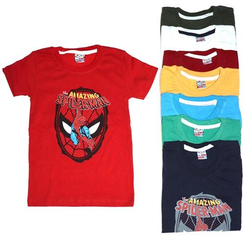 Alican 30077 Erkek Çocuk Spiderman Baskılı Tişört 7-12 Yaş