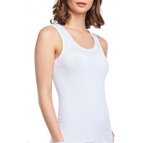 Sedef Yıldız 1020 Bayan Geniş Askılı Papatya Atlet