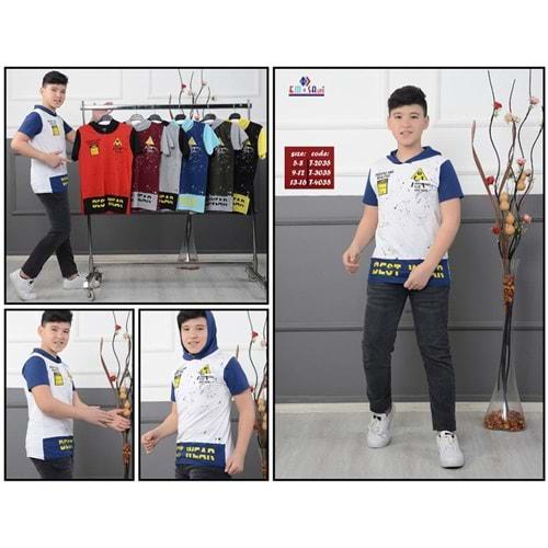 Em&sa Life T-2035 Erkek Çocuk Dreams And Realites Bas. Kap. Tişört 5-8 Yaş