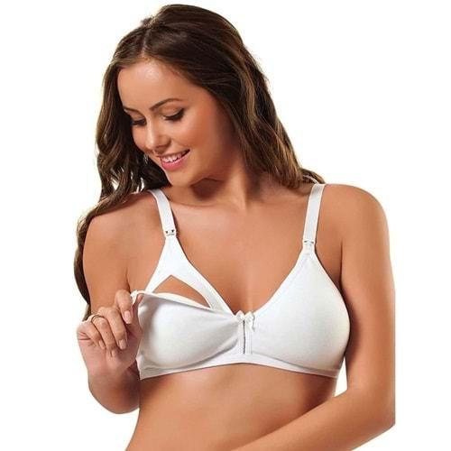 Nbb 3581 Bayan Pamuklu Penye Emzirme Sütyeni