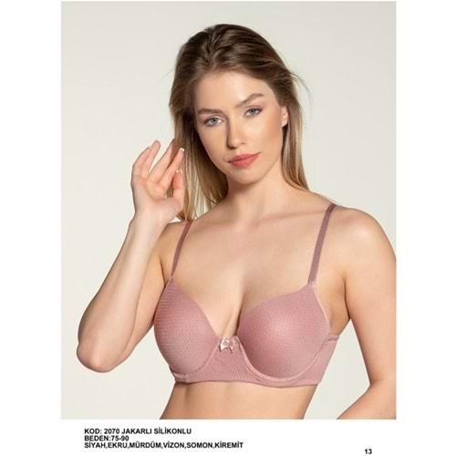 Billiza 2070 Bayan Destekli Jakarlı Sütyen 75-90