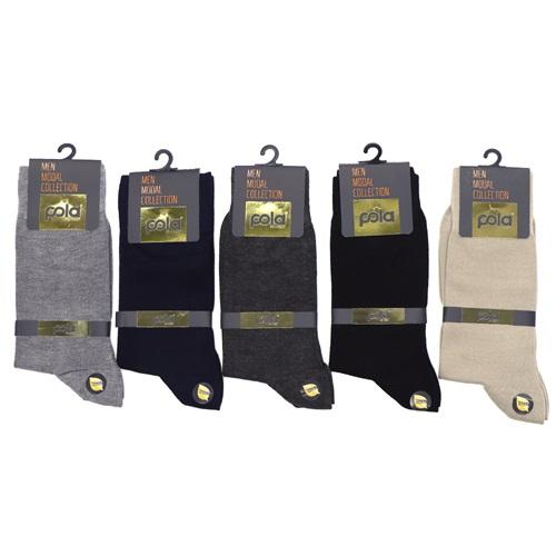 Pola 2020 Erkek Likralı Modal Dikişsiz Soket Çorap