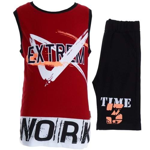 Piti 606 Erkek Çocuk Extrem Bas.Sıfır kol Şortlu Takım 5-8 Yaş