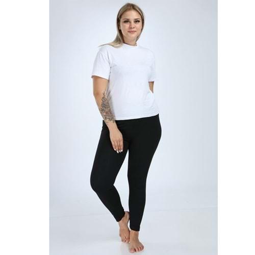 Hilal Yıldız HLY-09 Dantelli Penye Uzun Tayt XL