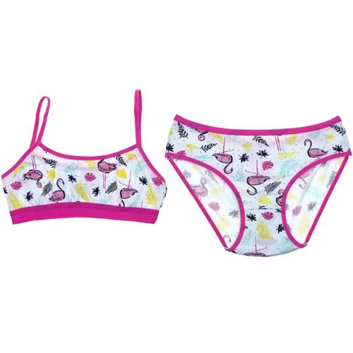 Koza 2200 Kız Çocuk İnce Askı Büstiyer Külot Takım