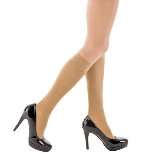 Rossey 0036 Bayan 70 Den Mikro Kalın Dizaltı Çorap (Yeşil Kutu)