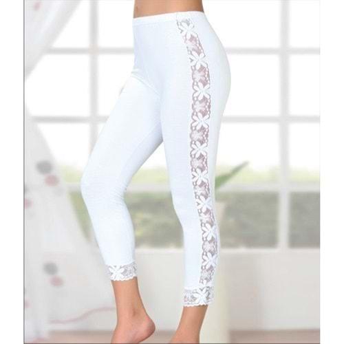 Polkan 122 Yanı Tüm Dantelli Tayt