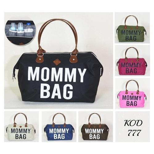 Rain Baby 777 Mommy Bag Baskılı Bebe Malzeme Çantası
