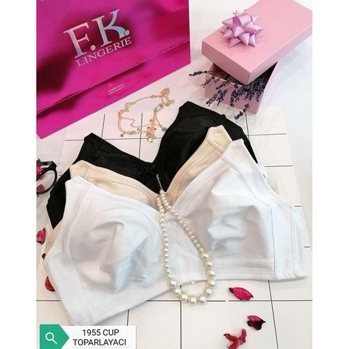 F.K 1955 Bayan Düz Desteksiz Toparlayıcı Sütyen 85-100