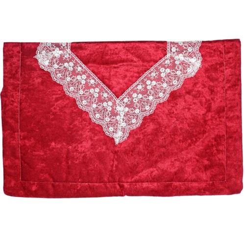 ÖFG Kadife Nakışlı Bantlı Seccade