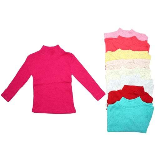 Kidix Kız Çocuk Balıkçı Yaka Kırçıllı Badi 1-4 Yaş