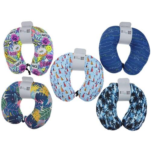 Wellmop Dijital Baskılı Seyahat Boyun Yastığı