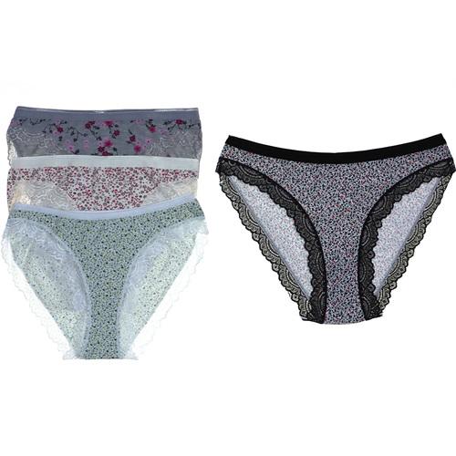 Tutku 0528 Bayan Nil Paçası Dantelli Bikini