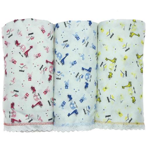 Karaca Zürafa Desen Kenar Fistolu Penye Lüx Kundak 0-1 Yaş