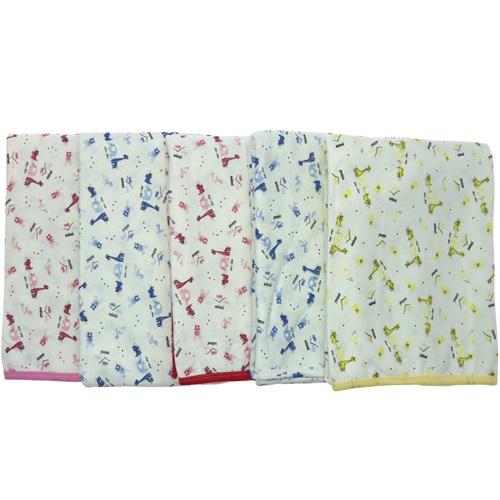 Karaca Bebe Zürafa Baskılı Kenar Düz Biyeli Kundak 0-1 Yaş