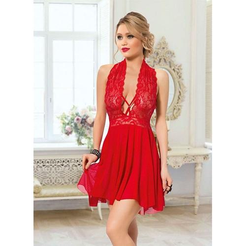 Lily Bicnca 528 Bayan Fantazi Kısa Gecelik