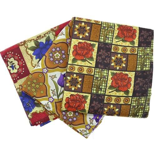 Baktıroğlu Desenli Tek Kişilik Döşek Kılıfı 140x210cm