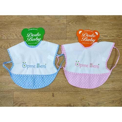 Akyüz Dodo 991 Bebe Lamine Öpme Beni Nak Koldan Geçmeli Mama Önlüğü 0-1 Yaş