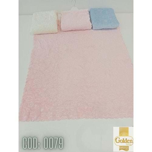 Golden Bebe Micro Star Düz Battaniye 0-1 Yaş