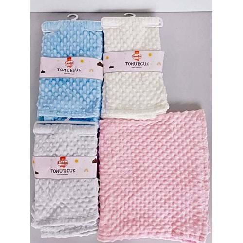 Golden Bebe Tomurcuk Welsoft Battaniye 90x110cm 0-1 Yaş