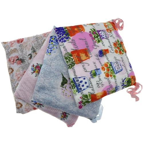 Basmane Desenli Dolgulu Minder 40x40 Cm