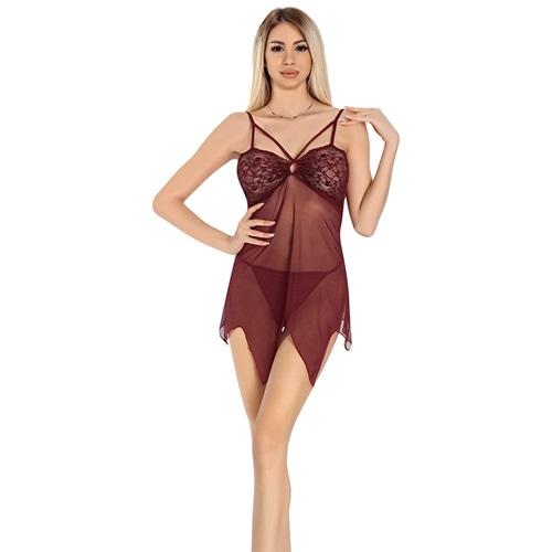 Lily Bicnca 893 Bayan Fantazi Kısa Gecelik