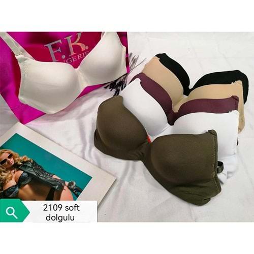 F.K 2109 Bayan Destekli Balenli Sütyen 75-90