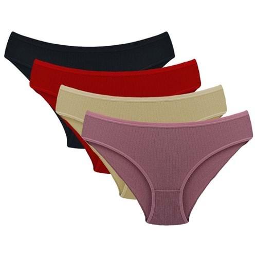 Dondeza 259 Bayan Viskon Fitilli Raporlu Ara Beden Bikini