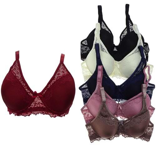 Aysemin ER-5079 C Bayan Destekli Dantelli Sütyen 85-105