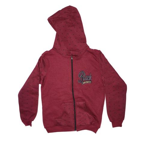 2050-Üçiplik Fermuarlı Kapşonlu Hırka*8-12 Yaş