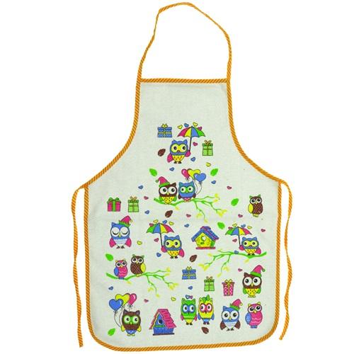 Nur Tekstil Desenli Pamuklu Mutfak Önlüğü 12 Li