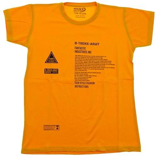 Kardeşler 5003-Erkek Çocuk B-Trenx Army Bas Sweat Tişört 13-16 Yaş